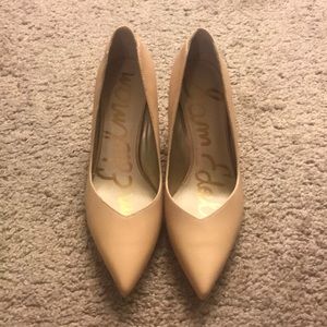 EUC Sam Edelman Nude Heels Size 8 Orella style